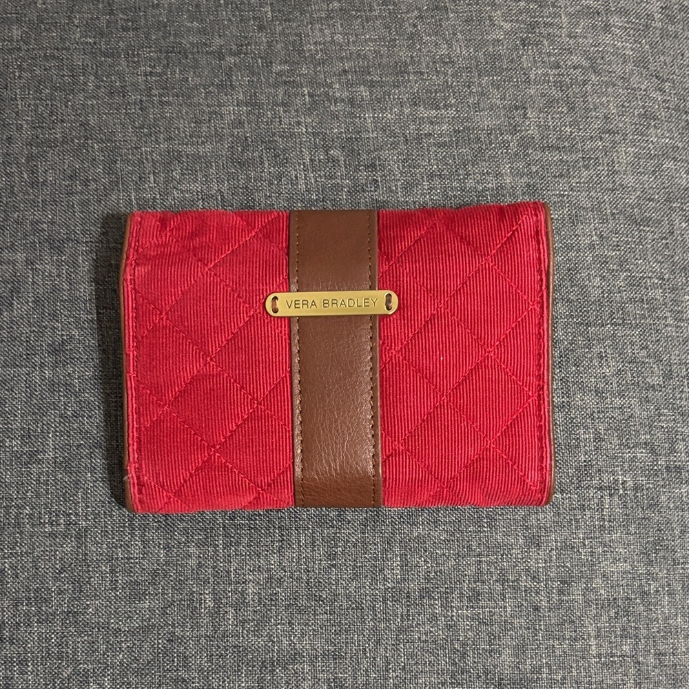 Vera Bradley Red Quilted Wallet
